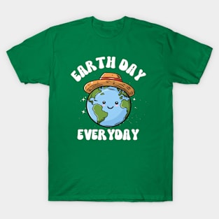 Cute Earth day everyday design T-Shirt